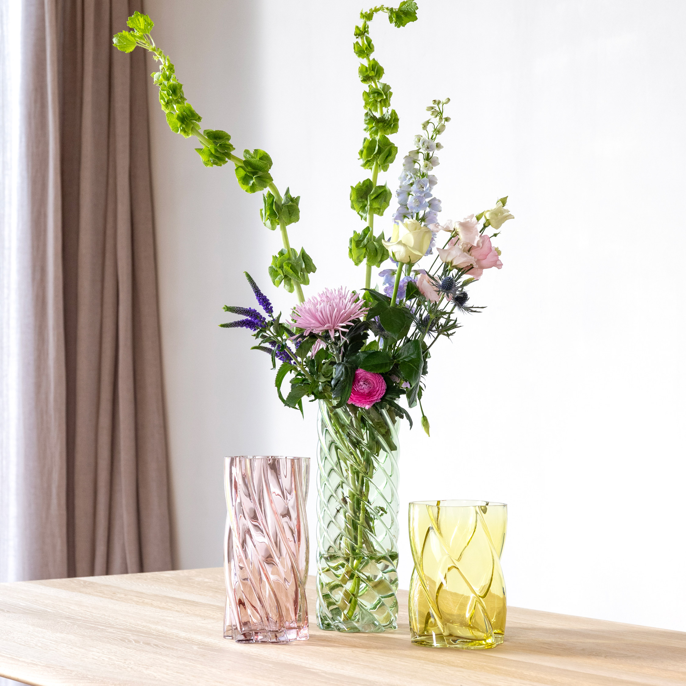 Vase marshmallow yellow - &k Amsterdam